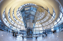 Inside the Dome of the Reichstag at dusk.
Berlin,
Germany.- for editorial use only.