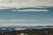 winter mountain landscape 