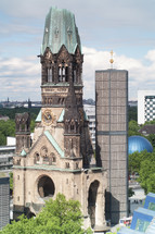 Kaiser Wilhelm Memorial Church, Berlin, Germany.
