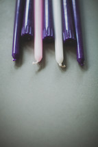 purple, pink, white, candles, advent 