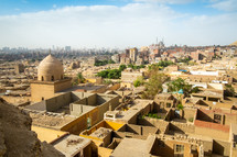 An image of the Mosque and Mausoleum of Shahin Al-Khalwati view over Cairo
