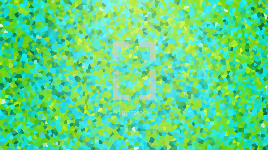 green and teal mosaic pattern background 