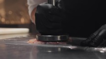 Chef uses meat tenderizer to prepare fish