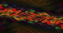 Flowing Harmony - Animated Shapes and Colors. Vibrant Contemporary Music Video Background.	
