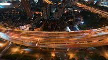 Above Shanghai Highway's traffic