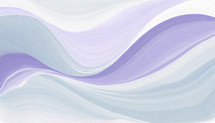 muted purple and sage green with white curves in an abstract background