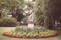 statue in Paris Luxembourg Gardens
