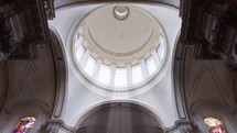 Dome of a majestic Christian cathedral