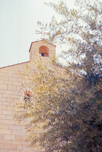 Cross on top of building in Israel