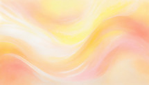smooth peachy orange and yellow curves of watercolor wash