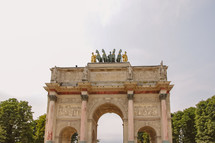 Arc de Triomphe du Carrousel in Paris 
