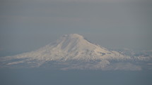 Oregon - Aerial View of Snowy Mount Hood
