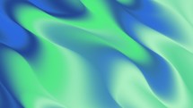 Blue And Green Gradient Liquid In Motion. Seamless Loop Animation. abstract