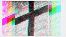 colorful multiple layered cross