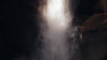 Slow motion view of Yosemite waterfall