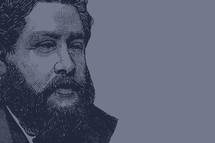 A drawing of Charles Spurgeon.