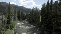 River Green Pasture Mountains