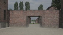 Concentration Camp - gates. 