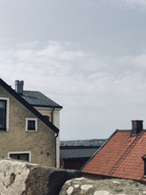 roofs of homes 