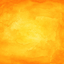 Orange abstract watercolor macro texture background. Colorful handmade technique aquarelle. Blank color backdrop painting in square size. Orange and yellow watercolor background with texture watercolour paint and paper. The abstract empty aquarelle surface of square format with effect of grungefor your text or collage. Blank design template is drawn in handmade technique. Use it in for your design projects.