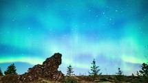 aurora borealis in Iceland 