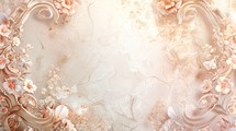 Arabesque Wedding Pink Background For Wedding