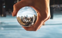 city in a glass sphere 