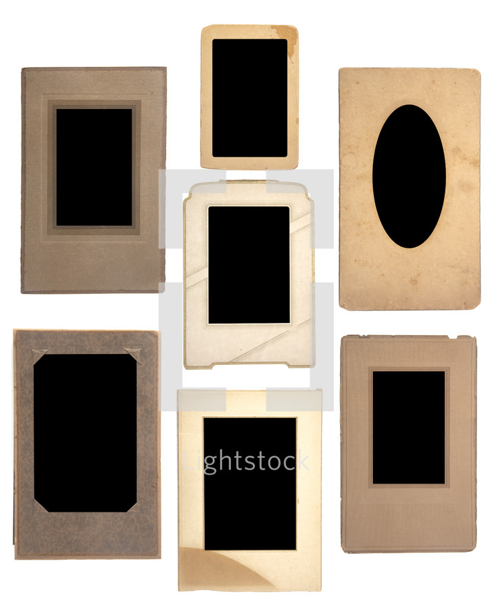 Antique Picture Frames with Space to Add Your Own Image