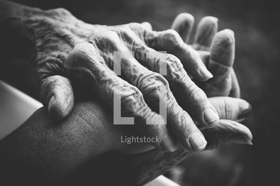elderly hands 