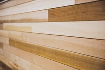 wood boards on a wall 