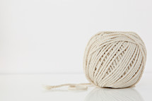 twine on a white background 