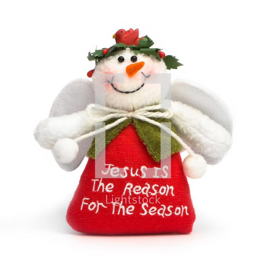 Jesus is the Reason for the Season snowman angel 