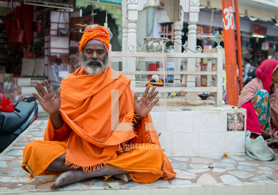 meditation in India 