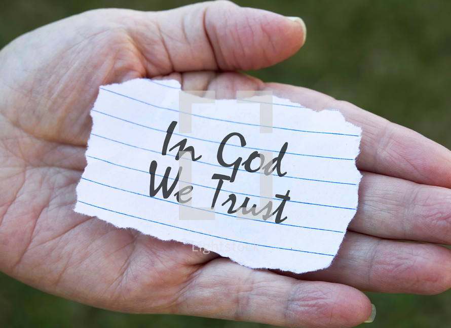 In God we trust 