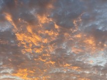 clouds and sky at sunrise or sunset 