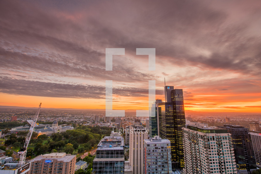 Melbourne skyline 