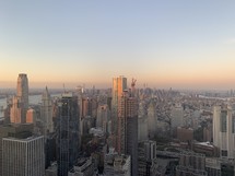 cityscape at dawn 