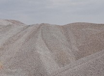 pile of loose gravel 