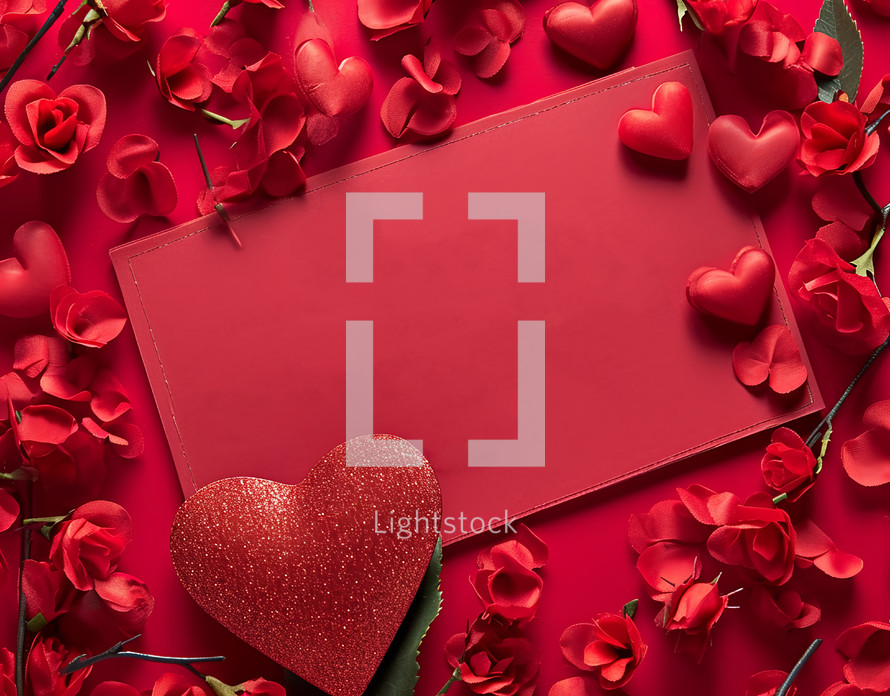 Valentine's Day red background