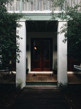 front doors to a house 