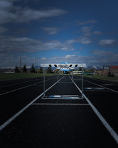 track and field hurdles
