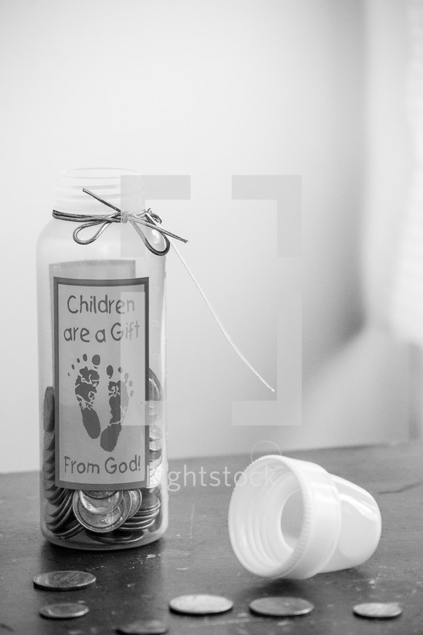 Children are a gift from God baby bottle 