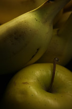 yellow - banana and apple 