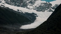 Seco Glacier In Los Glaciares National Park, Santa Cruz Province, Argentina. wide shot