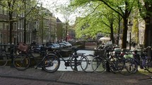 bicycles in Amsterdam 