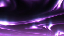 Aurora Borealis Purple Loop In Starry Night Sky - low angle