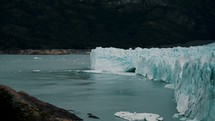 Prominent Perito Moreno Glacier In Los Glaciares National Park, Santa Cruz Province, Argentina. Aerial Shot