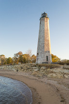 lighthouse and beach 
