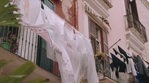 Clothes drying in the streets of Italy