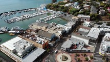 Aerial of Downtown Tiburon, California